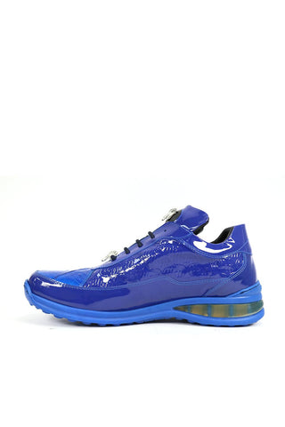 Mauri 8900/2 Bubble Crocodile & Patent Sneakers-AmbrogioShoes