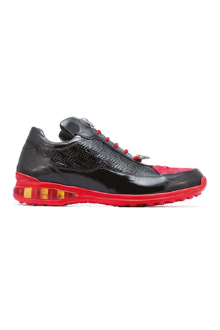 Mauri 8900/2 Bubble Exotic Crocodile Skin & Calf-Skin Patent Sneakers (MA5020)-AmbrogioShoes