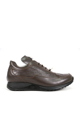 Mauri 8900/2 Bubble Exotic Crocodile Skin & King Nappa Embossed Sneakers (MA5338)-AmbrogioShoes