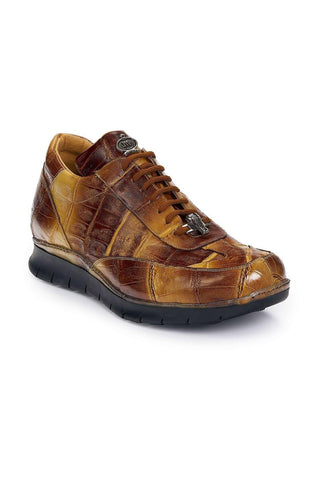 Mauri 8932 Exotic Baby Crocodile Skin Sneakers (MA4610)-AmbrogioShoes