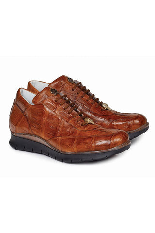 Mauri 8932 Exotic Baby Crocodile Skin Sneakers (MA4610)-AmbrogioShoes