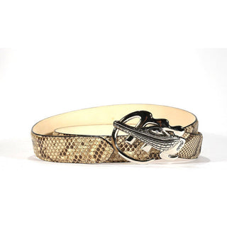 Mauri AB6 Men's Exotic Snake Skin Belt (MAB1023) (Special Order)-AmbrogioShoes