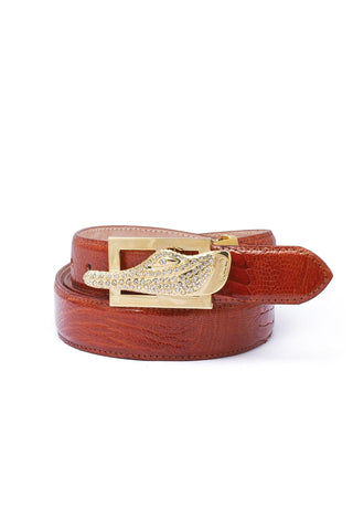 Mauri AB9 Men's Ostrich Skin Belt (MAB1006)
