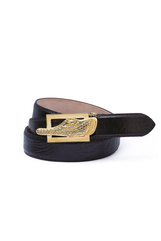 Mauri AB9 Men's Ostrich Skin Belt (MAB1006)