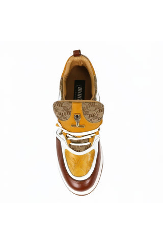 Mauri Abstract 8435 Crocodile / Fabric / Nappa Casual Sneaker (MA5670)