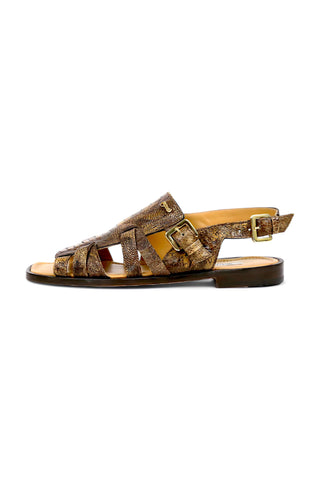 Mauri Antigua 5197 Ostrich Leg Sandal (MA5668)