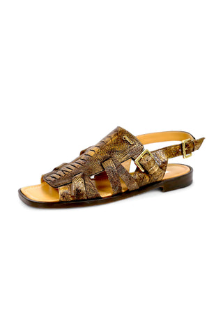 Mauri Antigua Ostrich Leg Sandal-AmbrogioShoes