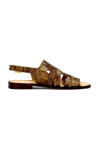 Mauri Antigua Ostrich Leg Sandals-AmbrogioShoes