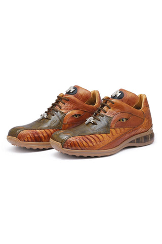 Mauri Apocalypse Crocodile & Ostrich Sneaker-AmbrogioShoes