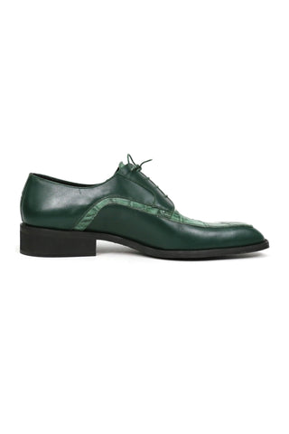 Mauri Arsenal 4642/9 Alligator / Leather Lace-Up Derby (MA5663)