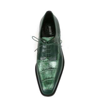 Mauri Arsenal 4642/9 Men's Shoes Alligator / Calf-Skin Leather Lace-Up Derby (MA5663)-AmbrogioShoes