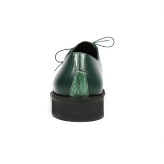 Mauri Arsenal 4642/9 Men's Shoes Alligator / Calf-Skin Leather Lace-Up Derby (MA5663)-AmbrogioShoes