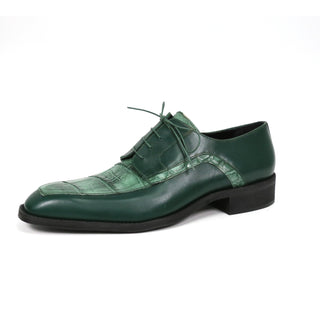 Mauri Arsenal 4642/9 Men's Shoes Alligator / Calf-Skin Leather Lace-Up Derby (MA5663)-AmbrogioShoes