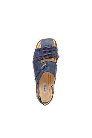 Mauri Bali 5171 Exotic Ostrich & Hornback Casual Sandals (MA5524)-AmbrogioShoes