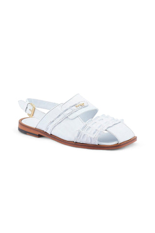 Mauri Bali 5171 Exotic Ostrich & Hornback Casual Sandals (MA5524)-AmbrogioShoes