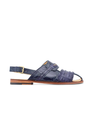 Mauri Bali 5171 Exotic Ostrich & Hornback Casual Sandals (MA5524)-AmbrogioShoes