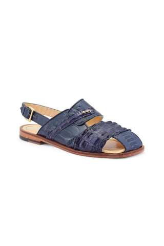 Mauri Bali 5171 Exotic Ostrich & Hornback Casual Sandals (MA5524)-AmbrogioShoes