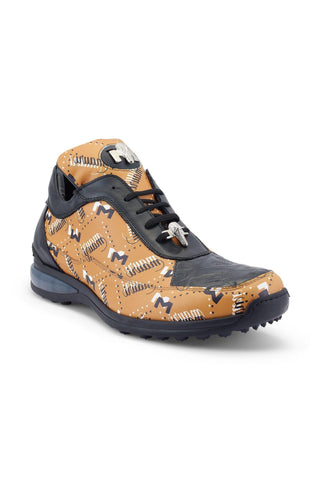 Mauri Baller 8900/2 Crocodile Skin & Leather Sneakers (MA5506)-AmbrogioShoes