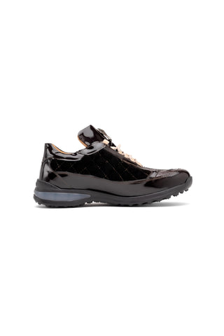 Mauri Beats 8415-1 Exotic Hornback Crown / Velvet / Patent Sneakers (MA5577)-AmbrogioShoes
