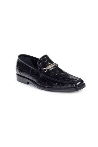 Mauri Black Exotic Body Alligator Loafers 4692-2 (MA4508)-AmbrogioShoes
