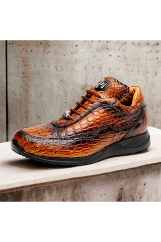 Mauri Bloodshed 8900/2 Exotic Alligator Skin Sneakers (MA5564)-AmbrogioShoes
