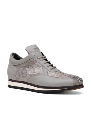 Mauri Bolt M770/4 Ostrich Leg & Nappa Leather Casual Sneakers (MA5627)