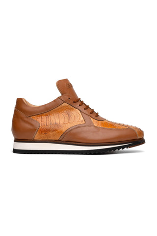Mauri Bolt M770/4 Ostrich Leg & Nappa Sneaker-AmbrogioShoes