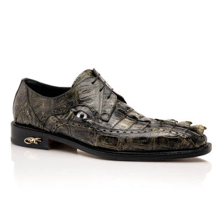 Mauri Borsieri 4717/3 Exotic Crocodile / Hornback Derby (MA5636)(Made to Order)-AmbrogioShoes