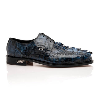 Mauri Borsieri 4717/3 Men's Shoes Exotic Crocodile / Hornback Derby (MA5636)(Special Order)-AmbrogioShoes