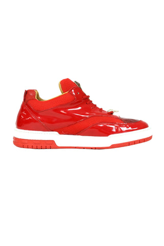Mauri Breeze 8498 Crocodile / Fabric / Patent Casual Sneaker (MA5672)