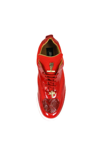 Mauri Breeze 8498 Exotic Crocodile / Fabric / Patent Casual Sneaker (MA5672)-AmbrogioShoes