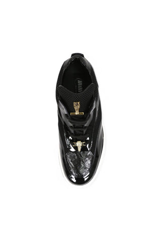Mauri Breeze 8498 Exotic Crocodile / Fabric / Patent Casual Sneaker (MA5672)-AmbrogioShoes
