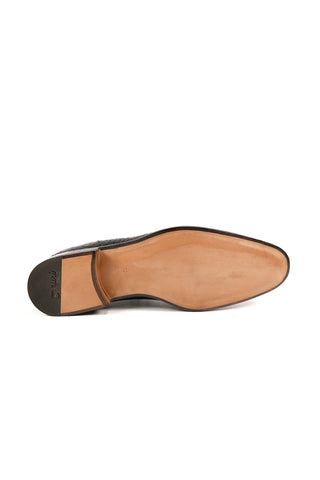 Mauri Brunelleschi Black Crocodile Oxfords (MA4628)-AmbrogioShoes