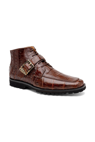 Mauri Bulletproof 3238-1 Crocodile Skin Strap Derby Boot (MA5580)