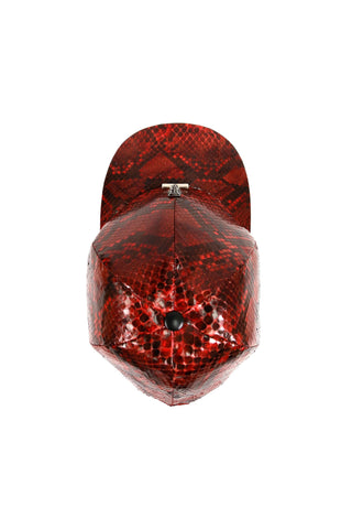 Mauri Cap H65 Men's Exotic Snake Skin Hat (MAH1017)-AmbrogioShoes