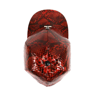 Mauri Cap H65 Men's Exotic Snake Skin Hat (MAH1017) (Special Order)-AmbrogioShoes