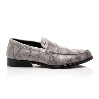 Mauri Chapel 1028 Exotic Alligator Slip-on Loafers (MA5641)(Made to Order)-AmbrogioShoes