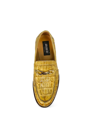 Mauri Chapel 1028/3 Exotic Hornback / Nappa Leather Horsebit Split-Toe Loafer (MA5655)-AmbrogioShoes