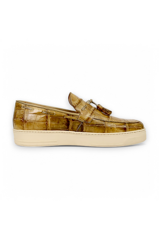 Mauri Chill 8800/1 Alligator / Nappa Slip-On Tassels Sneaker (MA5674)