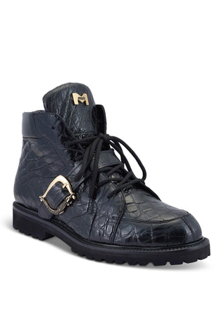 Mauri Corrupt 4994/1 Exotic Alligator Skin Chukka Boots (MA5481)-AmbrogioShoes