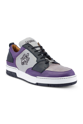 Mauri Crest 8461 Crocodile & Leather Sneakers (MA5493)-AmbrogioShoes