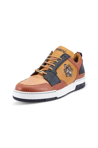 Mauri Crest 8461 Crocodile Skin & Leather Sneakers (MA5493)