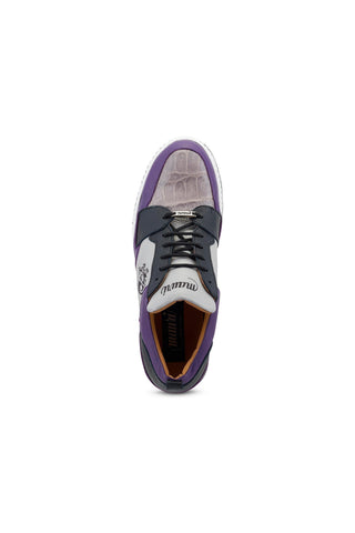 Mauri Crest 8461 Exotic Crocodile Skin & Calf-Skin Leather Sneakers (MA5493)-AmbrogioShoes