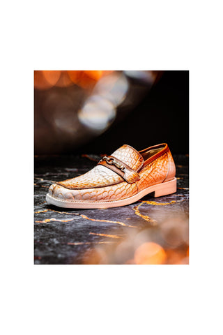 Mauri Debonair 4894-7 Alligator / Nappa Horsebit Split-Toe Loafer-AmbrogioShoes
