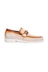 WHITE/COGNAC