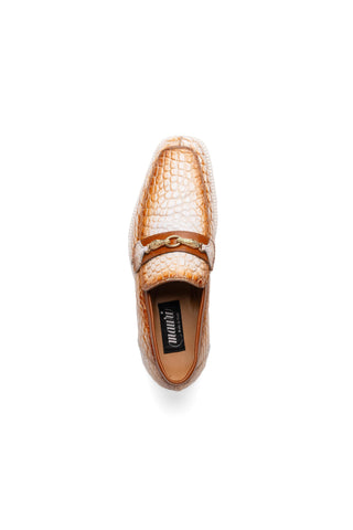 Mauri Debonair 4894-7 Alligator / Nappa Leather Horsebit Split-Toe Loafer-AmbrogioShoes