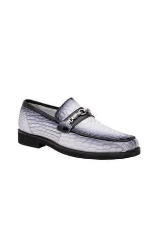 Mauri Debonair 4894-7 Alligator / Nappa Leather Horsebit Split-Toe Loafer-AmbrogioShoes