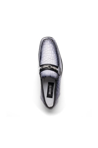 Mauri Debonair 4894-7 Alligator / Nappa Leather Horsebit Split-Toe Loafer-AmbrogioShoes