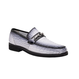 Mauri Debonair 4894-7 Alligator / Nappa Leather Horsebit Split-Toe Loafer (Made to Order)-AmbrogioShoes