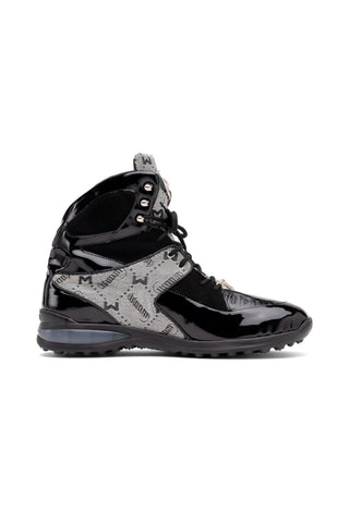Mauri Diamond 8402 Crocodile / Fabric / Patent High-Top Sneakers (MA5554)